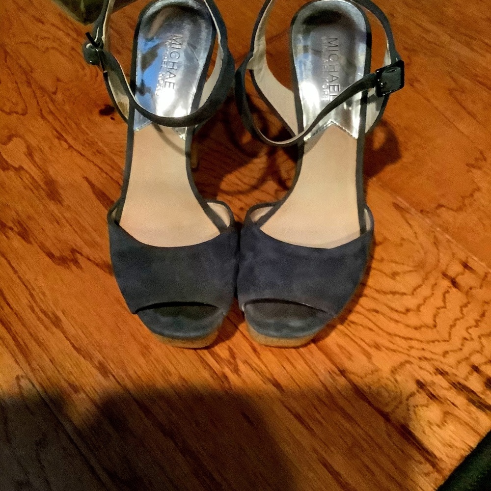Blue Suede Heels